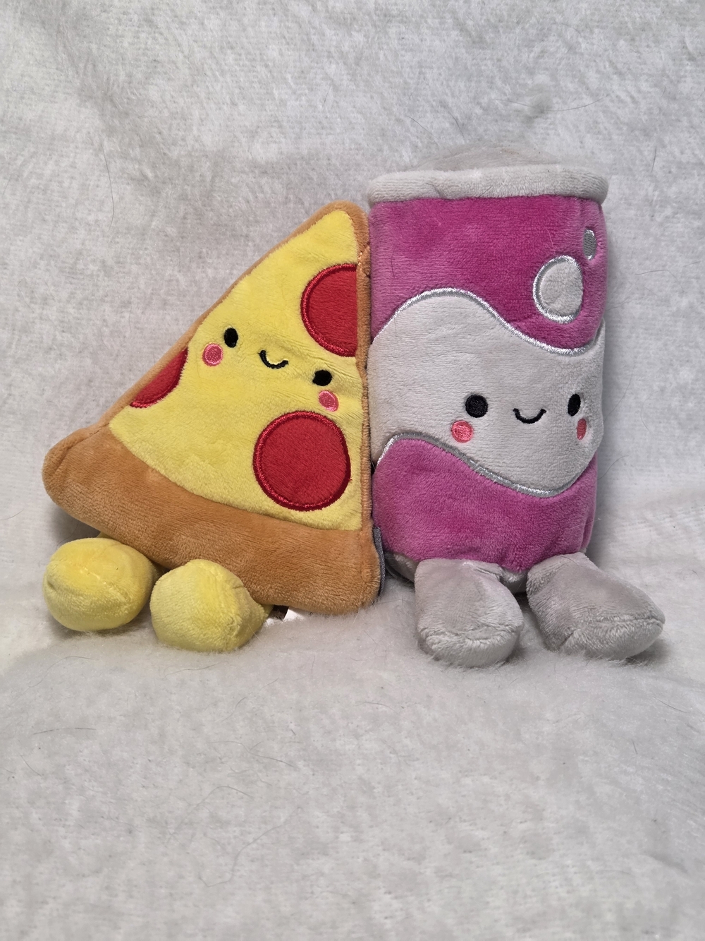 Hallmark Better Together Pizza and Soda Magnetic Plush 5" Duo
